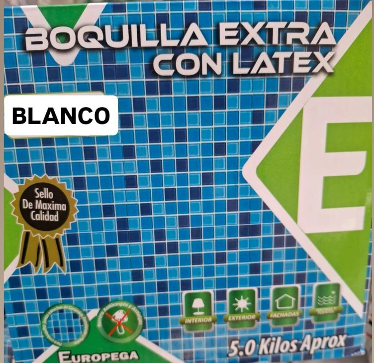 BOQUILLA EUROPEGA DE 5 KG BLANCA